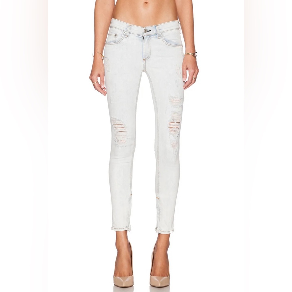 Rag & Bone Zipper Capri Jeans